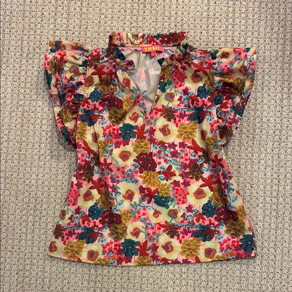 THML Multicolor Floral Blouse